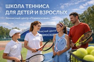 Школа тенниса для детей и взрослых: обучение, развитие навыков и спортивная среда в теннисном центре «Подмосковье»